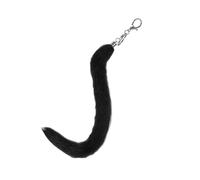 YIZITU Porte-clés décoratif doux en forme de queue d'animal - Porte-clés coloré pour sac à main - Pendentif unique pour clé
