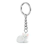 YIZITU Porte-clés en peluche douce et délicat fait à la main - Accessoire robuste en métal - Décoration pour clés
