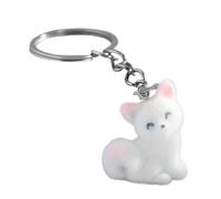 YIZITU Porte-clés en peluche douce et délicat fait à la main - Accessoire robuste en métal - Décoration pour clés