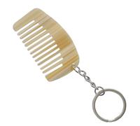 YIZITU Porte-clés miniature unique en forme de peigne créatif, anneaux à la mode, décoration de sac à dos, accessoires tendance pour femmes, brosse à cheveux de voyage