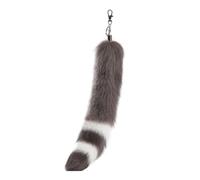 YIZITU Porte-clés simple en forme de queue de renard à suspendre pour sac à main, sac à main, décoration de sac, porte-clés unique