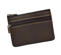 YIZITU Porte-Monnaie en Cuir De Cheval Portefeuille Permanent Dense pour Les Rudiments du Quotidien Garde-Monnaie De Transport Quotidien