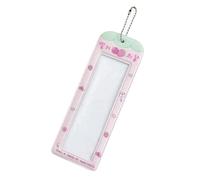 YIZITU Présentoir de cartes photo en PVC avec décoration de dessin animé, image pratique organisée, vitrine photo pour fan d'idole d'amant d'idole, fraise, One Size