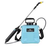 YIZITU Pulvérisateur électrique 5 L - Pulvérisateur agricole haute pression avec baguette télescopique rechargeable - Pulvérisateur de jardin télescopique