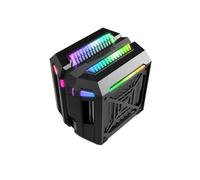 YIZITU Réfrigérateur CPU pour Ordinateur Éclairé RVB 4 Tubes en Bronze Dissipation Thermique Efficace Ventilateur Silencieux Ordinateur De Jeu D'exécution Haute Réfrigérateur CPU