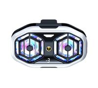 YIZITU Refroidisseurs de téléphone à clip arrière pour téléphone portable Radiateur de téléphone portable avec double puce de refroidissement semi-conducteur