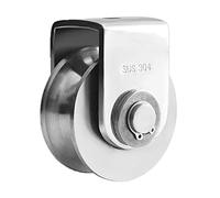 YIZITU Roue de rail robuste en forme de U pour portail coulissant 16 mm de large