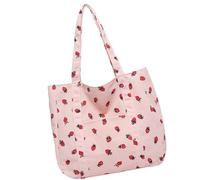 YIZITU Sac à aisselles de grande capacité pour femmes, filles, étudiants, sac d'école, sac de shopping, épaule fraise, toile sous les aisselles, étudiants, femmes, aisselles, poignée supérieure