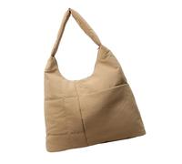 YIZITU Sac à bandoulière fonctionnel en nylon sous les bras Sac à main de voyage tendance pour le shopping ou le travail, l'école, les activités de plein air, sac à main en nylon, kaki, One Size