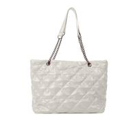 YIZITU Sac à bandoulière fourre-tout de grande capacité pour femme et fille, couleur unie, sac à main polyvalent, tendance, shopping, bandoulière en similicuir 2023, blanc, One Size
