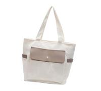 YIZITU Sac à main tendance en velours côtelé léger avec compartiments spacieux, sac à main sous les aisselles, sac à main pour étudiants sac d'étude, blanc, One Size