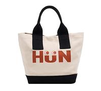 YIZITU Sac fourre-tout de grande capacité pour femme - Sac à main en toile pour étudiant - Sac à main simple pour femme - Sac à main de voyage pour femme, beige, One Size