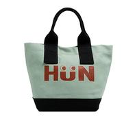 YIZITU Sac fourre-tout de grande capacité pour femme - Sac à main en toile pour étudiant - Sac à main simple pour femme - Sac à main de voyage pour femme, Vert, One Size