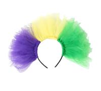 YIZITU Serre-tête en tulle coloré - Accessoire de cheveux tendance pour fête à thème, costume et festival