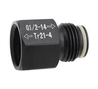 YIZITU Sodas Adaptateur De Convertisseur De Gaz CO2 TR21-4 G1/2-14 Adaptateur De Recharge De Cylindre À Raccord Fileté pour Machines À Boissons Systèmes De CO2 Adaptateur De Recharge De Cylindre