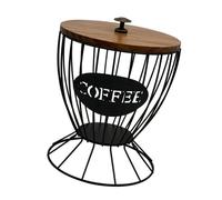 YIZITU Solution de rangement portable pour dosettes de café, panier de présentation de café, élégant support de rangement