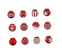 YIZITU Sphère De Noël en Bois À Suspendre Matériaux Naturels Conception Pré-percée pour des Installations Rapides Décoration De Vacances Festival Fournitures De Fête en Bois