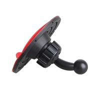 YIZITU Support de téléphone articulé adhésif réglable de 17 mm pour tableau de bord de voiture, bureau, stabilité, adaptateur de fixation à boule