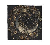 YIZITU Tarots De Flanelle Mystique Lecture Tissu Velours Nappe De Divination avec Œuvres d'art Voyage Lavable Tarots Rituel Tissu Velours