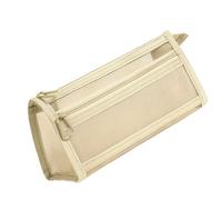 YIZITU Trousse à crayons esthétique double couche en maille transparente de grande capacité pour fournitures scolaires et de bureau