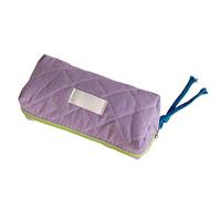 YIZITU Trousse à crayons tendance avec fermeture éclair - 19,1 x 8,9 x 6,1 cm - Grande capacité - Pour étudiants et adultes, violet