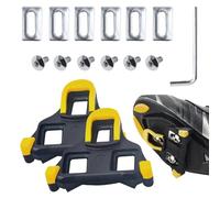 YIZWINS Cales de Vélo, Crampons de Vélo, 1 Paire Crampons de Vélo de Route, Course Cycliste, Cyclisme de compétition, Cyclisme en intérieur et en extérieur et Ensemble de Cales de Vélo de Route