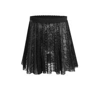 YiZYiF Jupette Danse Classique pour Filles Jupe de Ballet Danse en Mousseline de Soie Jupe Portefeuille de Ballet avec Ceinture Elastique 2-12 Ans Noir 8-12 Ans