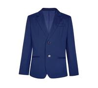 YiZYiF Vestes Smoking Enfants Garçons Blazer Gentleman Deux Bouton Manches Longues Blouse de Soirée Mariage Cérémonie Chemise Anniversaire Fête 3-14 Ans Bleu Marine C 9-10 Ans