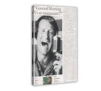 YJACED Mini poster vintage original de magazine « Good Morning Vietnam » (scène classique) sur toile - Décoration murale pour salon, chambre à coucher - 40 x 60 cm
