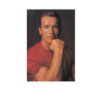 YJACED Mini poster vintage original sur toile clipping de magazine Arnold Schwarzenegger - Décoration murale pour salon, chambre à coucher - 30 x 45 cm
