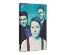 YJACED Mini poster vintage original sur toile clipping de magazine Cocteau Twins - Décoration murale pour salon, chambre à coucher - 60 x 90 cm