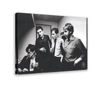 YJACED Mini poster vintage original sur toile « Clipping » de magazine - Joy Division London YMCA, août 1979 - Décoration pour chambre à coucher, bureau, chambre, cadeau (20 x 30 cm)