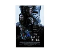 YJACED Poster du film The Last Duel sur toile pour décoration de chambre à coucher, bureau, chambre, cadeau 20 x 30 cm