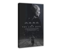 YJACED Poster du film The Last Duel sur toile pour décoration de chambre à coucher, bureau, chambre, cadeau 30 x 45 cm