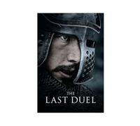 YJACED Poster du film The Last Duel sur toile pour décoration de chambre à coucher, bureau, chambre, cadeau 20 x 30 cm