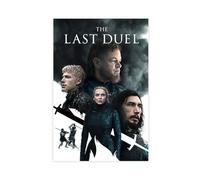 YJACED Poster sur toile The Last Duel - Décoration pour chambre à coucher, bureau, chambre - Cadeau - 40 x 60 cm