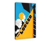 YJACED Poster sur toile The Lodger A Story of The London Fog - Décoration pour chambre à coucher, bureau, chambre - Cadeau - 20 x 30 cm