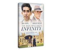 YJACED Poster sur toile The Man Who Knew Infinity - Décoration pour chambre à coucher, bureau, chambre - Cadeau 30 x 45 cm