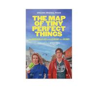 YJACED Poster sur toile « The Map of Tiny Perfect Things » - Décoration pour chambre à coucher, bureau, chambre - Cadeau - 50 x 75 cm