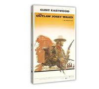 YJACED Poster sur toile The Outlaw Josey Wales - Décoration pour chambre à coucher, bureau, chambre - Cadeau - 60 x 90 cm