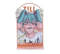 YJacuing Alien Stage Rabbit Series Support en acrylique - 10,9 x 5,1 cm - Décoration de bureau - Sous licence officielle ALNST (till)