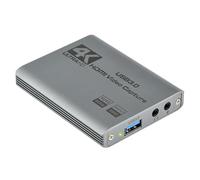 Yjcnelcr Carte de capture vidéo 4K USB 3.0 vers HDTV Enregistreur vidéo pour caméscope de jeu caméra Live