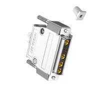 Yjcnelcr Connecteur D-Sub mixte à courant élevé 30 A 9W4 mâle/femelle 5+4D-SUB Pin Power Mixed PCB Mount Utilisation sécurisée Connecteur D-Sub