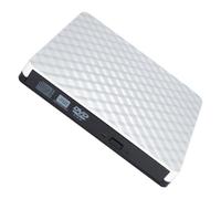 Yjcnelcr Disques externes USB 3.0 - Graveur ROM mince compatible avec ordinateur portable de bureau