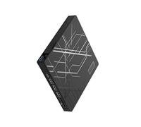 Yjcnelcr Double interfaces - Lecteur de disque externe USB de type C - Texture brossée - Pour ordinateur portable, bureau, fenêtre