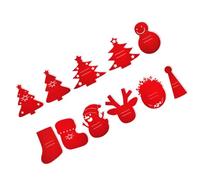 Yjcnelcr Ensemble fourchette et set de table en polyester robuste pour fêtes de fin d'année, organiseurs efficaces de vaisselle de fête