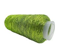 Yjcnelcr Fil en polyester, 200 g/rouleau de fil métallique pour tricot, tissage, fabrication de sacs à main