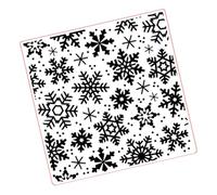 Yjcnelcr Gabarit de gaufrage texturé en forme de flocon de neige pour fabrication de cartes, scrapbooking, photos