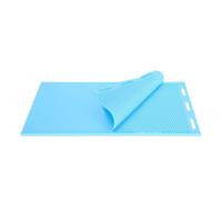 Yjcnelcr Moule à texture cellule de cire, bleu clair | Feuille rectangulaire en silicone, accessoire pratique pour apéritif, utilisation répétée
