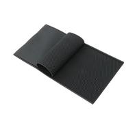 Yjcnelcr Moule à texture cellule de cire, noir | Feuille rectangulaire en silicone, accessoire pratique pour apéritif, utilisation répétée